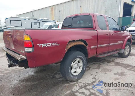 2001 Toyota Tundra Ltd V8 z USA, uszkodzony, nr VIN 5TBBT48171S149002